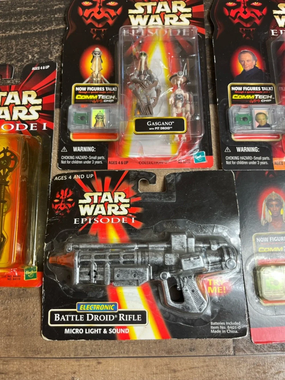 Star Wars Action Figures -‎ Black, Red, White, Green, Brown